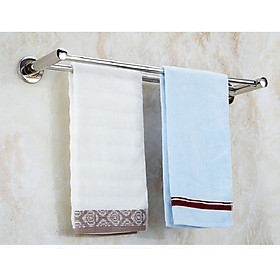 Thanh đôi inox treo khăn nhà tắm 70cm bằng inox 304 không gỉ, bền bỉ