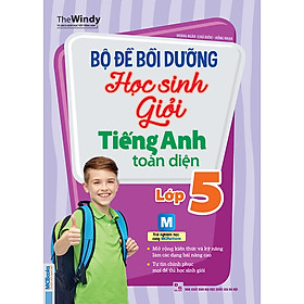 Bộ Đề Bồi Dưỡng Học Sinh Giỏi Tiếng Anh Toàn Diện - Lớp 5 (Học kèm App MCBooks Application) (Tặng Audio book) (Tặng Bút Hoạt Hình Kute)