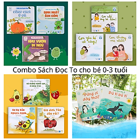 Combo 11 Cuốn SÁCH ĐỌC TO Cho Bé 0-3 tuổi - Truyện Tranh Cho Trẻ Em Tập Nói Phát triển Tư duy, Ngôn ngữ