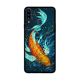 Ốp Lưng Dành Cho Samsung Galaxy A20s mẫu Cá Koi Vàng̣ - Hàng Chính Hãng