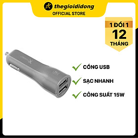 Mua Sạc xe hơi 10W Dual USB Xmobile TS-C063S Xám - Hàng Chính Hãng