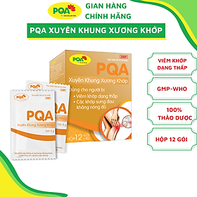 PQA Xuyên Khung Xương Khớp là dược phẩm thảo dược cho người bị viêm khớp dạng thấp, đau nhức xương khớp, cử động khó khăn, các khớp sưng đau hỗ trợ hạn chế đau nhức, giảm các triệu chứng của viêm khớp