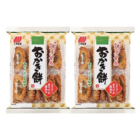 2 Gói Bánh Gạo Sanko Okakimochi Mẻ & Rong Biển Nhật Bản (127g x 2)