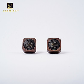 Nước hoa xe hơi cao cấp Scentex Radio 100% Organic, sản phẩm được làm từ gỗ Hoàng Đàn tự nhiên cùng ruột bông thấm giữ tinh dầu dễ dàng thẩm thấu và khuếch tán mùi hương theo cửa gió điều hòa, khử mùi, diệt khuẩn hiệt quả - Hàng Chính Hãng