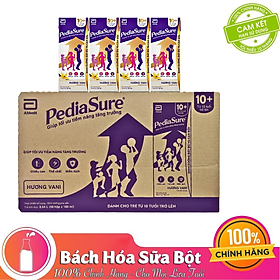 Thùng 48 hộp sữa nước Pediasure 10+ hương vani (hộp 180ml)