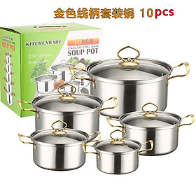 Bộ Nồi 5 Món SOUP POT DRU-Hàng Chính Hãng