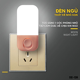 Mua Đèn Led Ngủ Cắm Điện Treo Tường Có 3 Cấp Độ Sáng Tuỳ Chỉnh – Tiết Kiệm Điện DZ-128