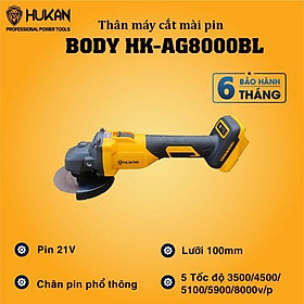 THÂN MÁY MÀI PIN BODY HK-AGC8000BL HUKAN - HÀNG CHÍNH HÃNG