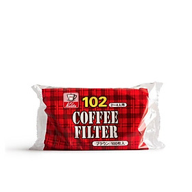 Mua Bịch 100 tờ giấy lọc cà phê nón cụt cho phễu Kalita & máy pha tự động