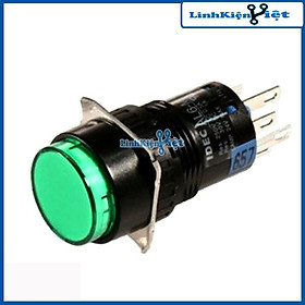 Mua Nút Nhấn Đề 15mm-24VDC AL6- A Nhấn Giữ Có Đèn