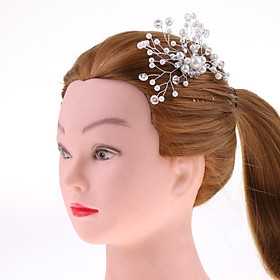 Vintage Pearls Flower Hair Comb Wedding Prom Bridal Hair Accessories