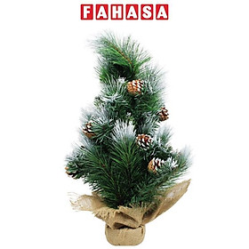 Mua Cây Thông Mini 3 Loại Lá Phun Sơn Trang Trí Noel 60 cm - Chaang Chiia LP-GLA