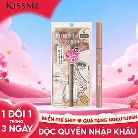 Bản Giới Hạn Bút Kẻ Mắt Nước Ngọc Trai Màu Xám Be Mực Siêu Bền Lấp Lánh Toả Sáng Đầy Trang Nhã Kissme Heroine Make Prime Liquid Eye Liner Rich Jewel #05 0.5 mL