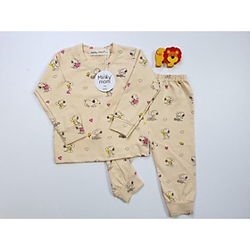 Bộ dài tay Minky Mom 100% cotton mềm mịn cho bé trai, bé gái từ 5-19kg