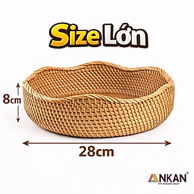 Mua Rổ Đựng Trái Cây  Đồ Khô Chất Liệu Mây Tre Đan Thủ Công  Giỏ Đựng Đồ Decor Nhà Ăn  Phòng Khách