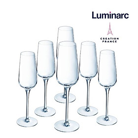 Mua Bộ 6 Ly Rượu Thuỷ Tinh Luminarc Sublym Flute 210ml - LUSUL2762