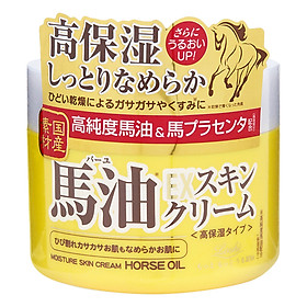 Kem Dưỡng Da Mỡ Ngựa Đậm Đặc Cosmetex Roland Loshi Moist Aid Ex Skin Cream Ba (100g)
