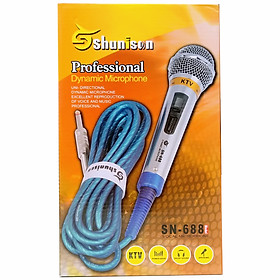 Micro Karaoke Có Dây Shunison SN688- Hàng Nhập Khẩu