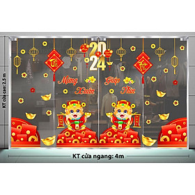 Mua DECAL TRANG TRÍ TẾT 2024 TIỆM CÁ CẢNH
