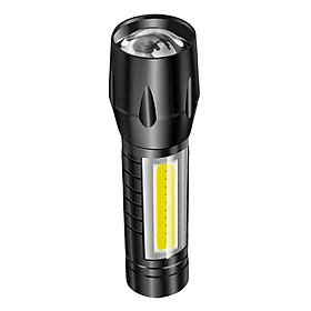 Rechargeable COB LED Slim Work Light Bright Flashlight Camping Outdoor Mini Lamp