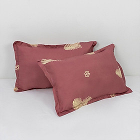 Mua Vỏ gối  áo gối nằm chất Cotton poly kích thước 45x65cm Mẫu Heo Hồng (được chọn mẫu)