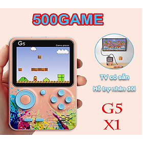 MÁY CHƠI GAME ĐƠN 500 TRÒ CHƠI  G5 X1 VÀ X2 SIÊU HOT DÀNH CHO BÉ