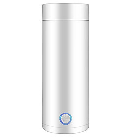 Mua Bình đun nước kiêm giữ nhiệt TGN.02 dung tích 400ml - Bình giữ nhiệt cắm điện 220V thông minh cao cấp (Tặng kèm đế lót cốc bằng gỗ)