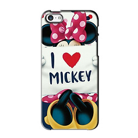 Ốp Lưng Dành Cho Điện Thoại iPhone 5C - I Love Mickey