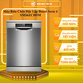 Máy rửa chén độc lập Bosch SMS6ZCI85M - HÀNG CHÍNH HÃNG - CHỈ GIAO HCM