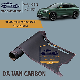 [VINFAST] Thảm Taplo 3 Lớp Dành Cho Các Xe Hãng VINFAST, Da Vân Carbon Cao Cấp - Hàng Chính Hãng - VinFast VF 8 - 2019