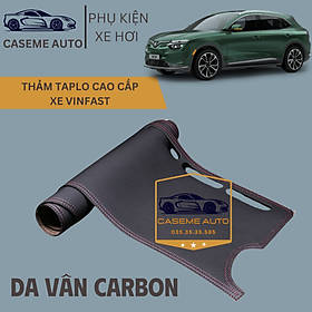 [VINFAST] Thảm Taplo 3 Lớp Dành Cho Các Xe Hãng VINFAST, Da Vân Carbon Cao Cấp - Hàng Chính Hãng