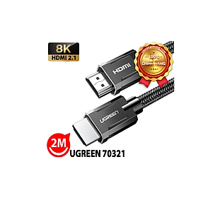 Mua Cáp HDMI 2.1 Chuẩn 8K@60MHz Cao cấp Ugreen 70319 70320 70321 80602 Dài 1m 1 5m 2m 3m - Hàng Chính Hãng