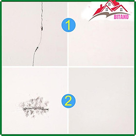 Mua Combo 2 Tuýp Keo Vá Tường BITANO Jes031  Tặng Kèm Đầu Vòi  Bàn Bả  Giấy Nhám Đánh Bóng Bề Mặt