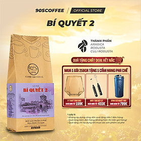 Cà Phê Nguyên Chất Rang Mộc - Gu Đắng Đậm Chua Thanh Hậu Ngọt (Bí Quyết 2) | 90S COFFEE