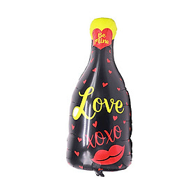 Bóng Hình Chai Nước Đen XO