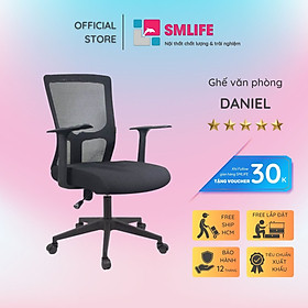 Ghế văn phòng chân xoay lưng bọc lưới SMLIFE Daniel