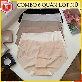 Quần Lót Nữ, Combo 6 Quần Lót Su Thạch Mát Lạnh Ngày Hè, Quần Lót Nữ Không Đường Viền - Hàng Nhập Khẩu