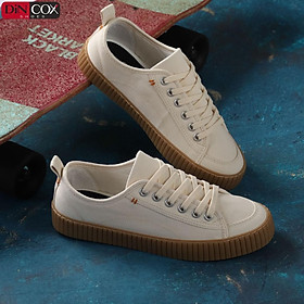 Giày Sneaker Vải Unisex DINCOX D27 Đơn Giản Hiện Đại White