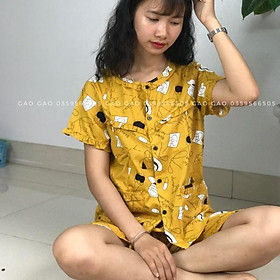 Bộ bầu lửng kết hợp sau sinh cho con bú