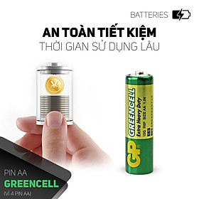 Mua Pin tiểu GP Greencell AA 1.5V (2 viên) Pin AA GP Pin chuột máy tính Pin điều khiển quạt Pin điều khiển tivi Pin sử dụng cho các thiết bị nhỏ Pin đồng hồ treo tường Pin đồ chơi điện tử trẻ em