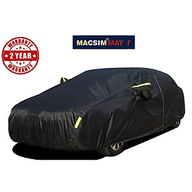 Bạt phủ cao cấp ô tô Mazda 3 nhãn hiệu Macsim sử dụng trong nhà và ngoài trời chất liệu Polyester - màu đen và màu ghi