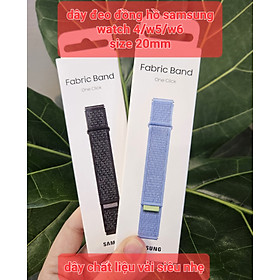 Mua Dây vải siêu nhẹ dành cho samsung Galaxy Watch 6/5/4 Size 20MM-hàng chính hãng