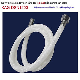 Mua Dây sen cao cấp  dây vòi tắm hoa sen 1.2m  dây vòi xịt vệ sinh bằng nhựa KAG-DSN1200