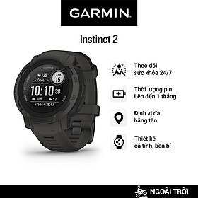 Mua Đồng Hồ Thông Minh Garmin Instinct 2 - Standard Edition (Graphite) - Hàng Chính Hãng