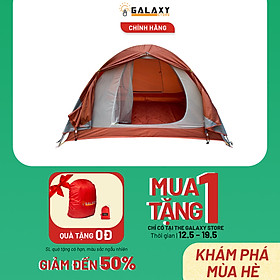 Lều 2 Lớp 4 - 5 Người Dã Ngoại Phượt Cắm Trại Galaxy Store GSL07 Chống Nước Tốt - Màu Ngẫu Nhiên