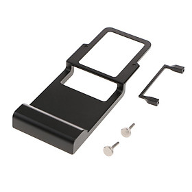 Metal Durable Adapter Mount Plate For GoPro 6 5 DJI   Mobile Phone Gimbal - Black