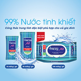 Combo10 Khăn ướt Fressi care For All 20 miếng