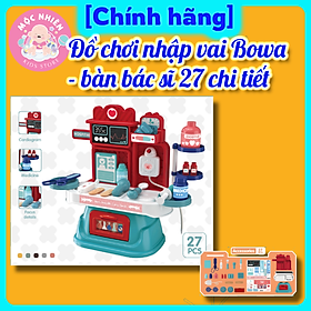 Đồ chơi nhập vai Bowa 8054 - Bàn bác sỹ 27 chi tiết