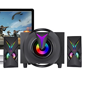 Mua Loa Bluetooth 2.1 Để Bàn Công Suất Lớn Dùng Cho Tivi Máy Vi Tính PC Laptop FT-K10 Thiết Kế Hiện Đại Có Đèn Led RGB Nổi Bật