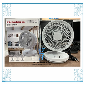 Mua Quạt Để Bàn Cắm Điện CY-001 Phân Loại Có Xoay và Không Xoay